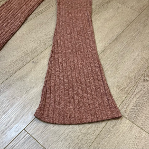 Zara Ribbed Knit Flare Pants - Size S - Picture 5 of 10